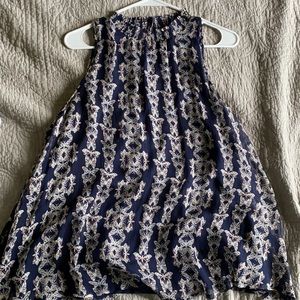 High Neck Butterfly Blouse XL